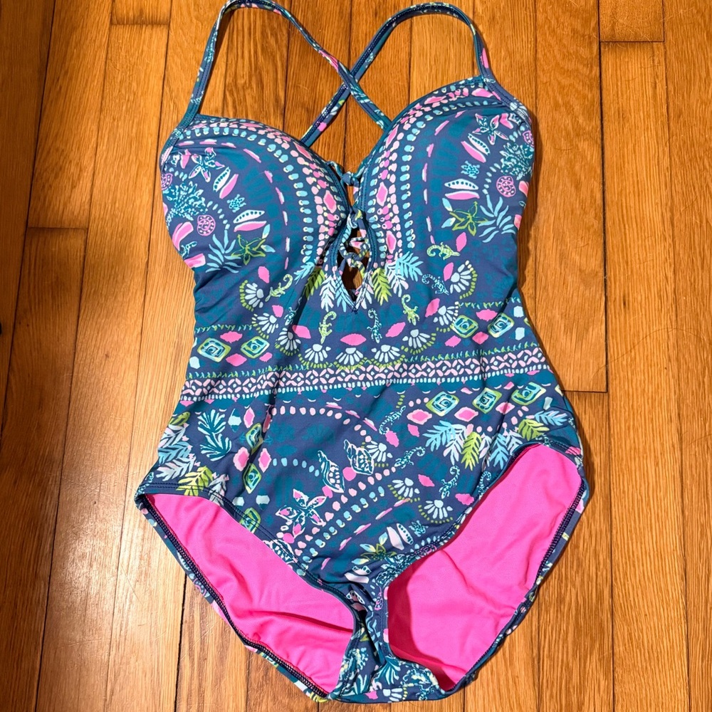 Lilly Pulitzer sample one piece swimsuit size 4